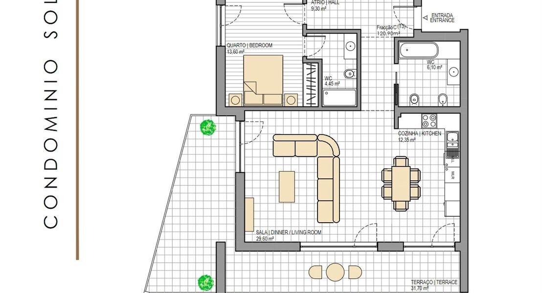Nieuwbouwappartement te koop in SÃO MARTINHO DO PORTO