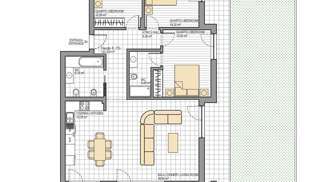 Nieuwbouwappartement te koop in SÃO MARTINHO DO PORTO