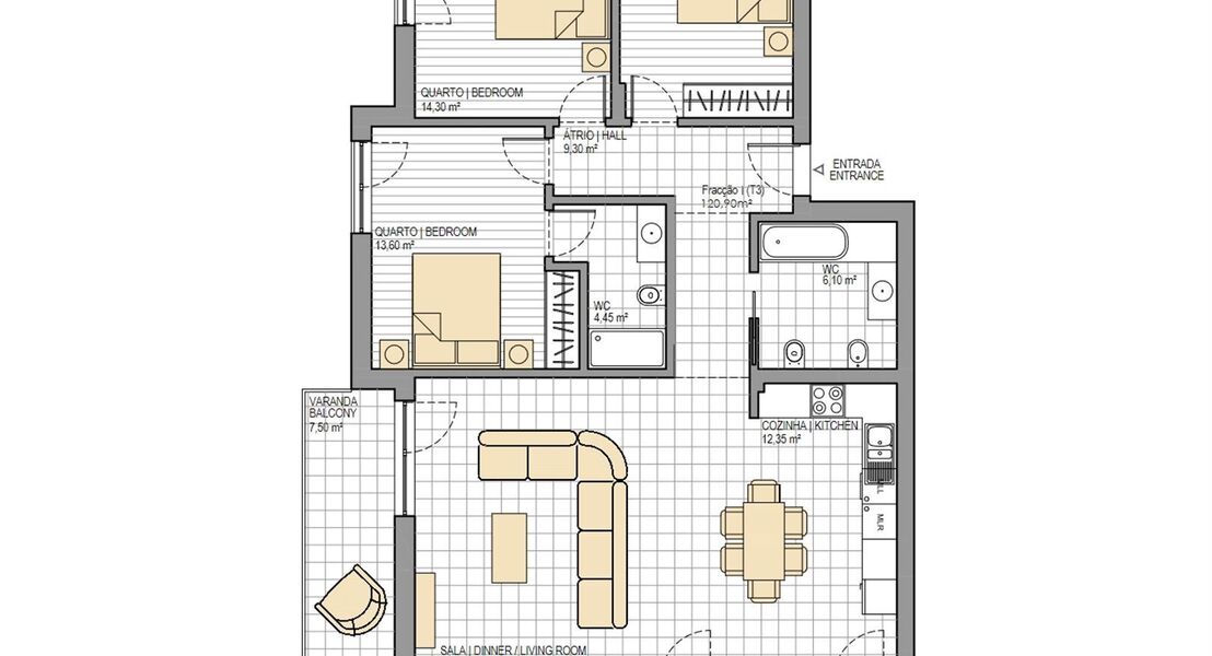 Nieuwbouwappartement te koop in SÃO MARTINHO DO PORTO
