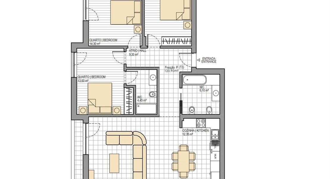Nieuwbouwappartement te koop in SÃO MARTINHO DO PORTO