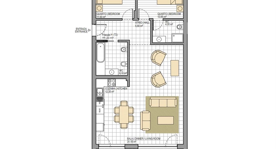 Nieuwbouwappartement te koop in S&Atilde;O MARTINHO DO PORTO